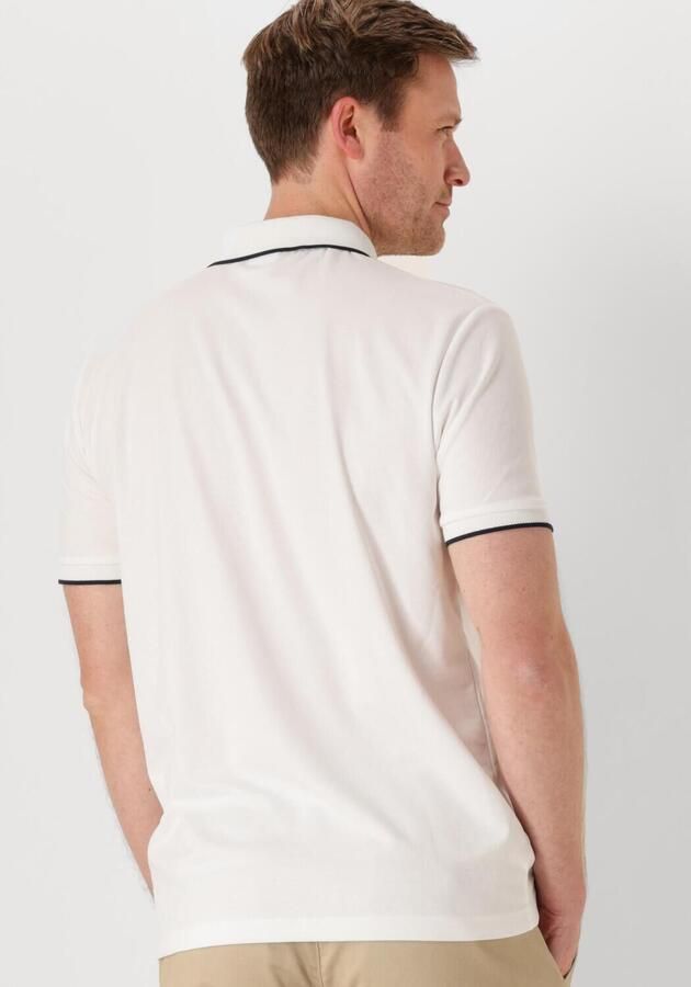 SELECTED HOMME Heren Polo's & T-shirts Slhfave Sport Zip Ss Polo Noos Wit - Foto 2