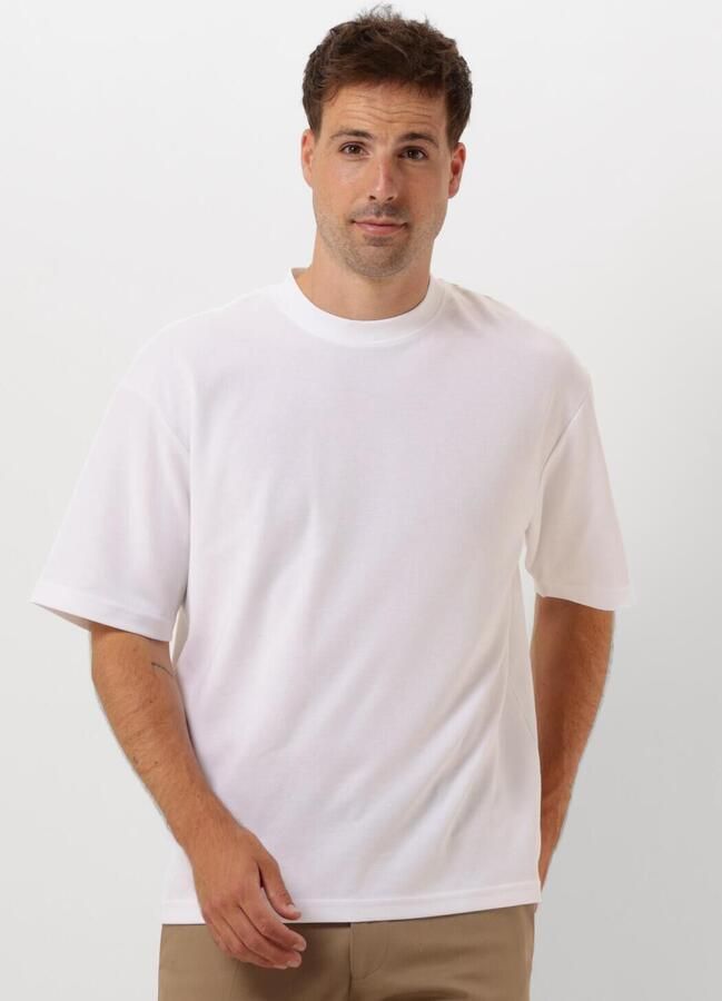 SELECTED HOMME Heren Polo's & T-shirts Slhlooseoscar Ss O-neck Tee Noos Wit - Foto 4