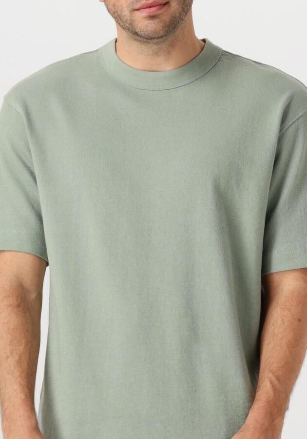 SELECTED HOMME Heren Polo's & T-shirts Slhrelaxcaleb Ss O-neck Tee Groen - Foto 2