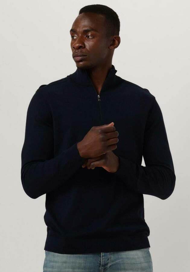 SELECTED HOMME Heren Truien & Vesten Slhberg Half Zip Cardigan Noos Donkerblauw - Foto 4