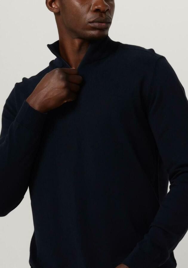 SELECTED HOMME Heren Truien & Vesten Slhberg Half Zip Cardigan Noos Donkerblauw - Foto 3