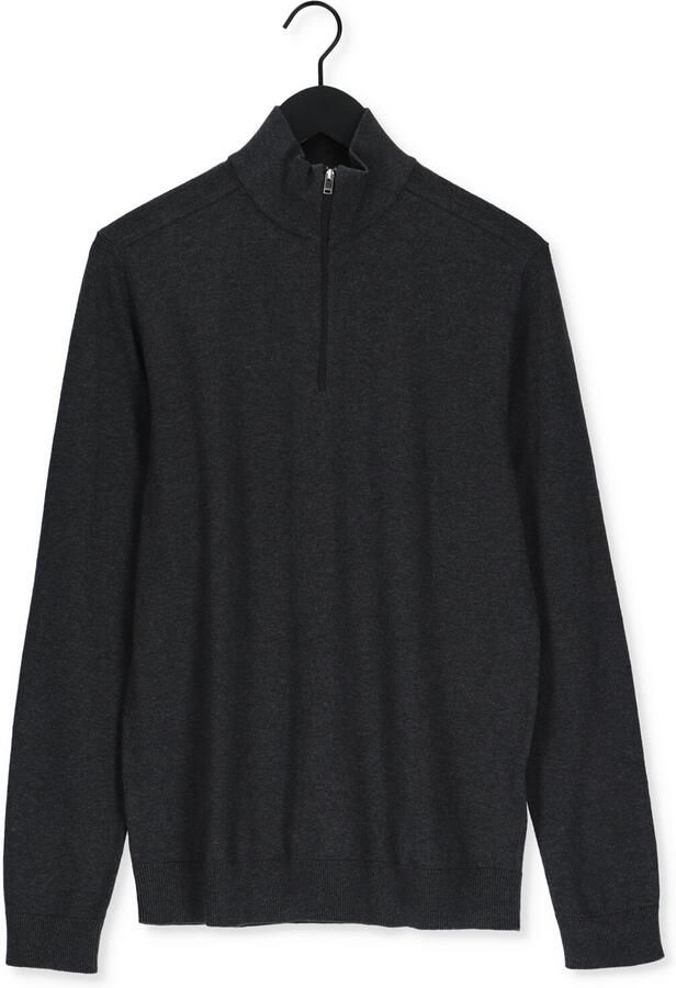 SELECTED HOMME Heren Truien & Vesten Slhberg Half Zip Cardigan Noos Grijs - Foto 3