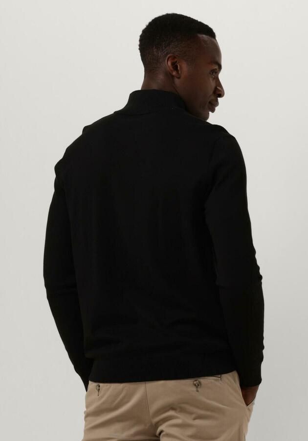 SELECTED HOMME Heren Truien & Vesten Slhberg Half Zip Cardigan Noos Zwart