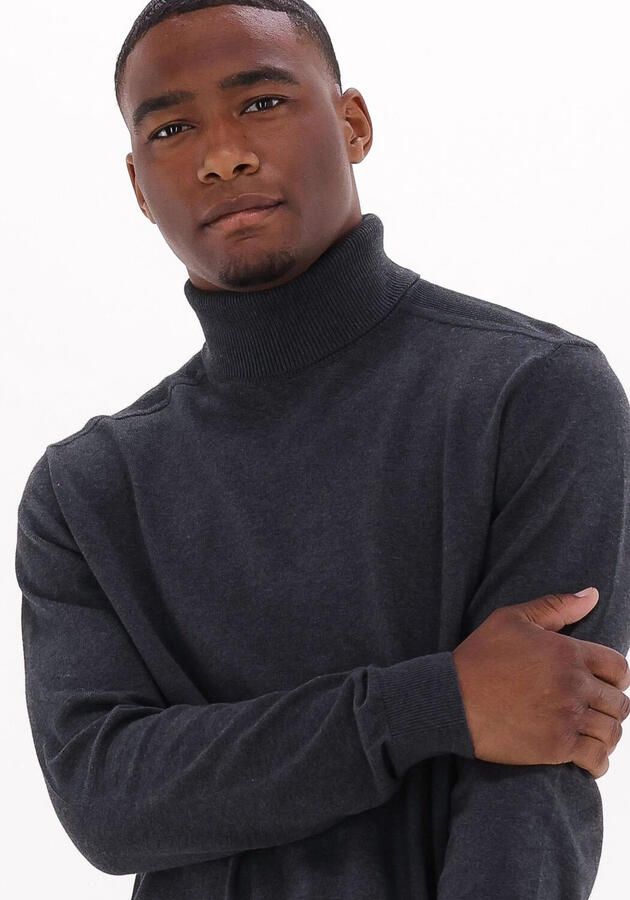 SELECTED HOMME Heren Truien & Vesten Slhberg Roll Neck Noos Grijs - Foto 2