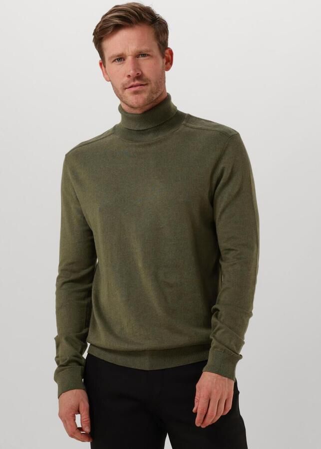 SELECTED HOMME Heren Truien & Vesten Slhberg Roll Neck Noos Groen - Foto 4