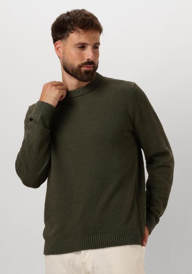 SELECTED HOMME Heren Truien & Vesten Slhloop Ls Knit Crew Neck Groen - Foto 4