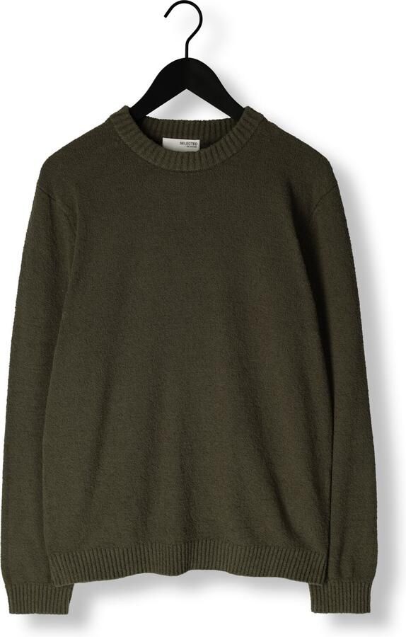 SELECTED HOMME Heren Truien & Vesten Slhloop Ls Knit Crew Neck Groen - Foto 3