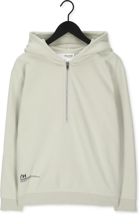 SELECTED MEN Heren Truien & Vesten Slhrelaxmajor Hood Sweat Grijs - Foto 3
