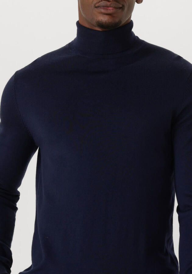 SELECTED HOMME Heren Truien & Vesten Slhtray Ls Knit Merino Roll Neck Donkerblauw - Foto 2