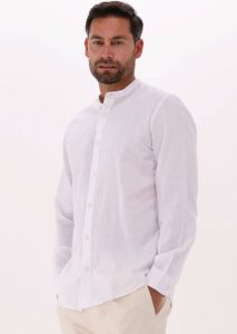 Selected Homme Witte Casual Overhemd Slhslinew-linen Shirt Ls China W