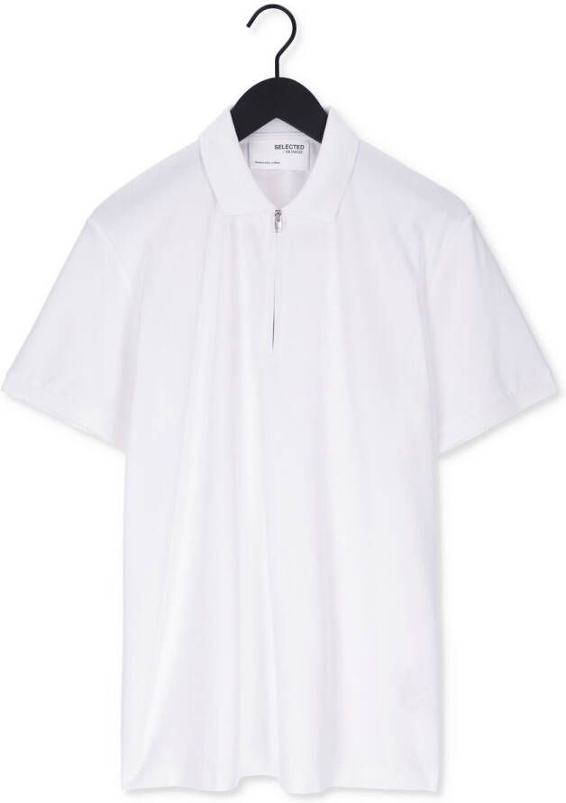 Selected Homme Regular fit poloshirt met ritssluiting model 'FAVE'