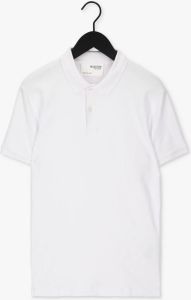 Selected Homme Witte Polo Slhparis Ss Polo B Noos