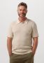 SELECTED HOMME Heren Polo's & T-shirts Slhowen Ss Knit Polo B Zand - Thumbnail 1