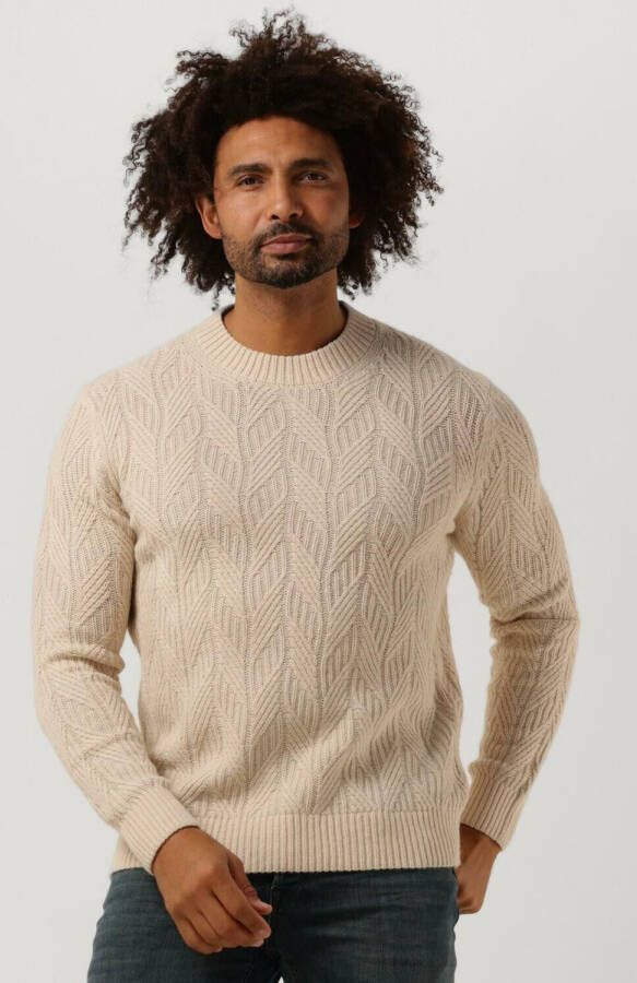 Selected Homme Zand Trui Caris Ls Knit Crew Neck