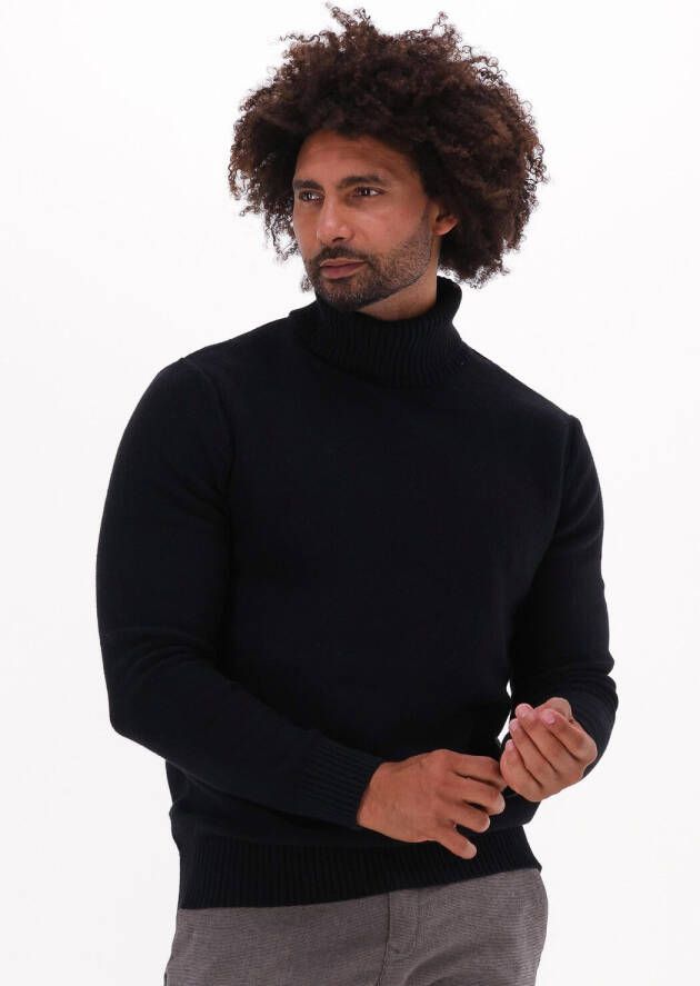 Selected Homme Zwarte Coltrui Axel Ls Knit Roll Neck