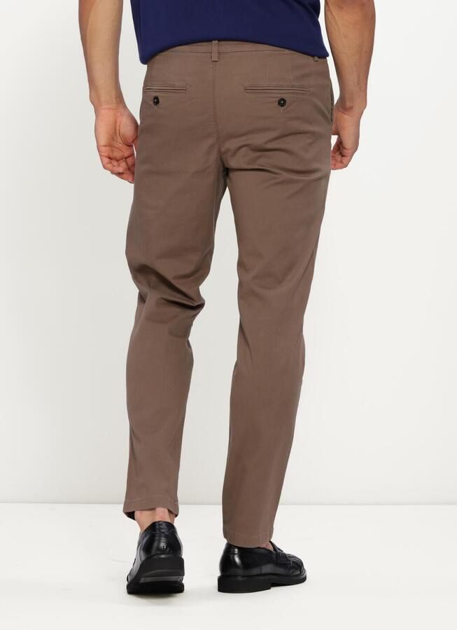 SELECTED MEN Heren Broeken Slh175-slim New Miles Flex Pant Noos Bruin - Foto 2