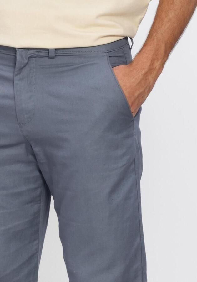 Selected Homme slim fit linnenbroek van mix van katoen en linnen model 'MILES' - Foto 3