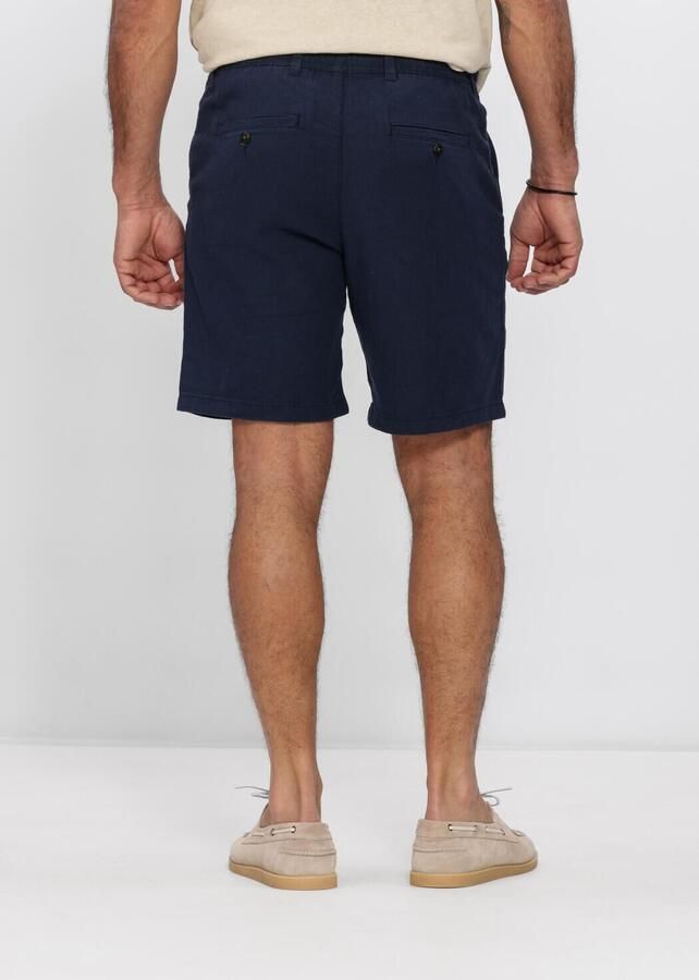 Selected Homme regular fit chino-shorts van mix van katoen en linnen model 'BRODY' - Foto 2