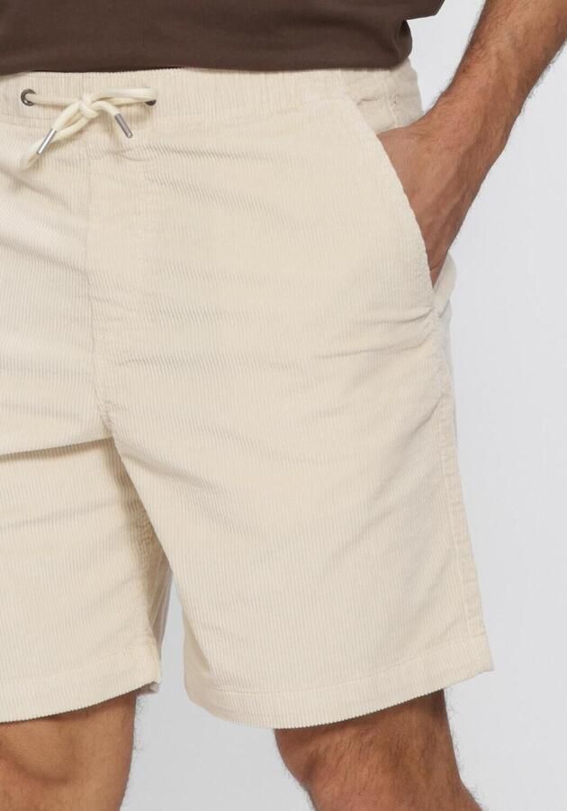 SELECTED MEN Heren Broeken Slhregular-jace Corduroy Shorts Noos Beige - Foto 4