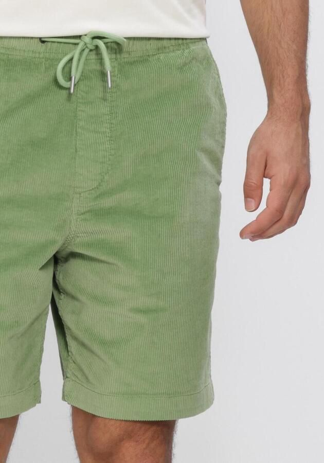SELECTED MEN Heren Broeken Slhregular-jace Corduroy Shorts Noos Groen - Foto 4