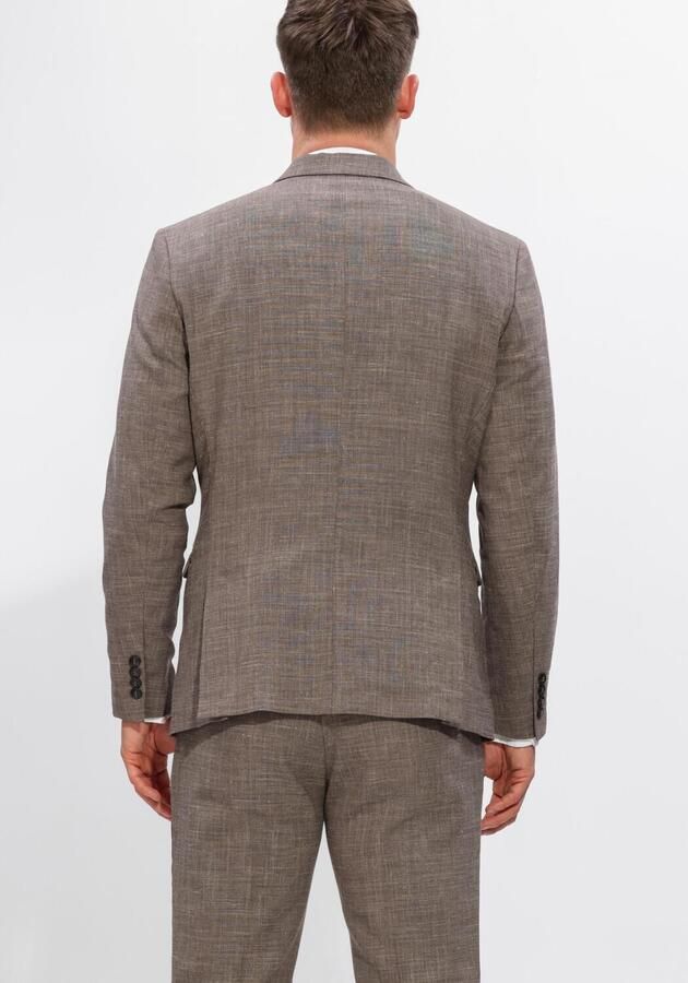 SELECTED MEN Heren Colberts Slhslim-oasis Linen Blz Noos Taupe - Foto 3