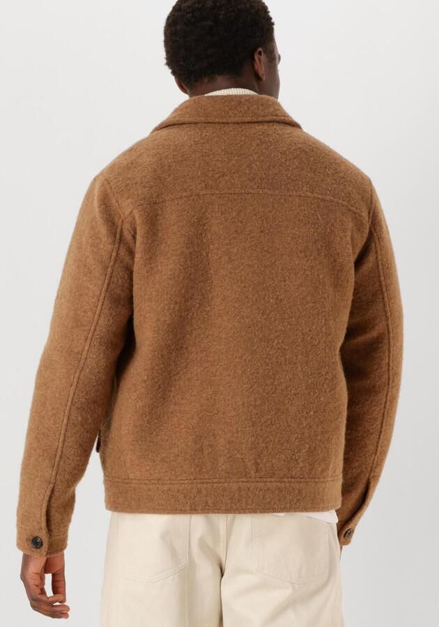 SELECTED MEN Heren Jassen Slhjakob Wool Blend Jkt Bruin - Foto 2