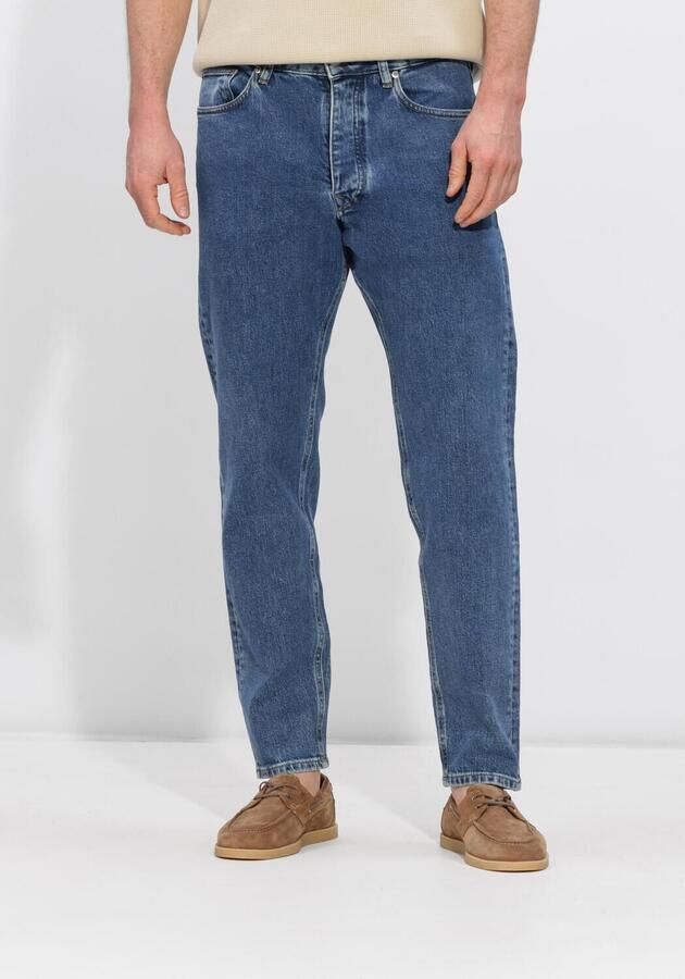 SELECTED MEN Heren Jeans Slh109-reg Tapered Ben Kori Jeans Noos Blauw
