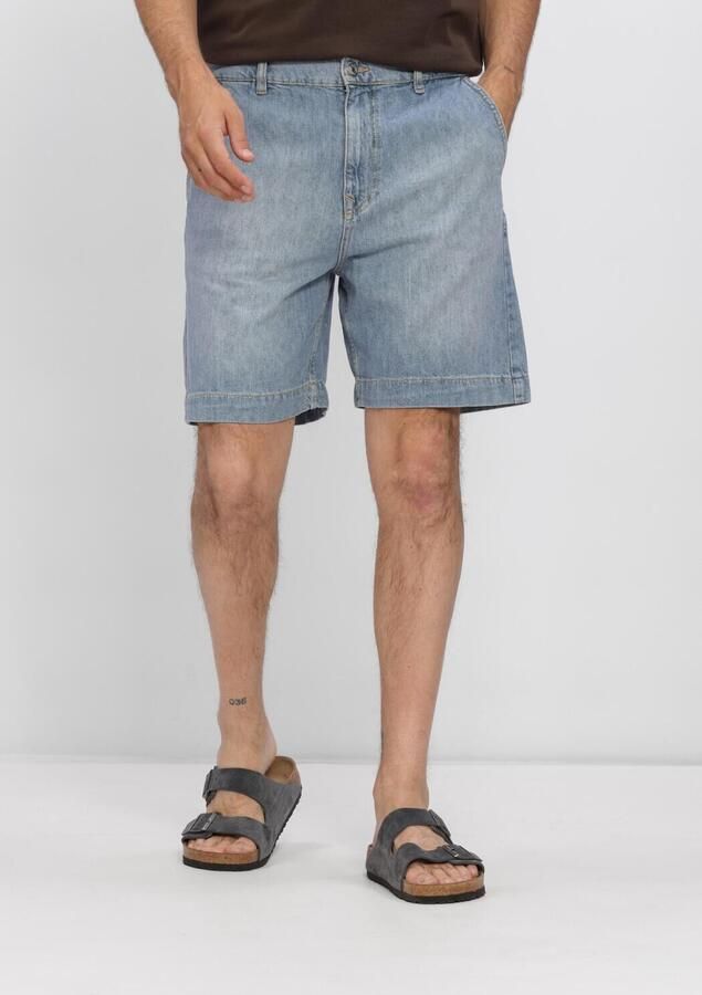 SELECTED MEN Heren Jeans Slhloose Mason Light Blue 802 Dnm Shorts Lichtblauw