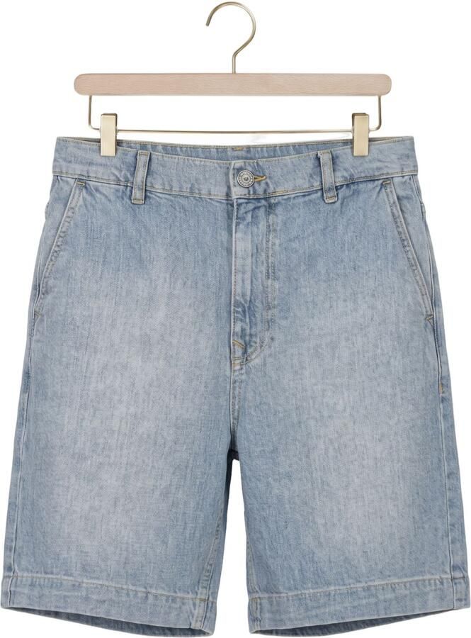 SELECTED MEN Heren Jeans Slhloose Mason Light Blue 802 Dnm Shorts Lichtblauw - Foto 2