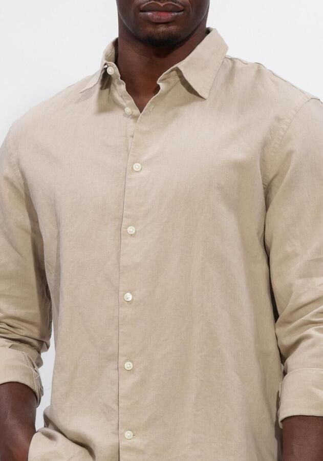 Selected Homme regular fit vrijetijdsoverhemd van mix van katoen en linnen model 'CLAY LINENBLEND' - Foto 2