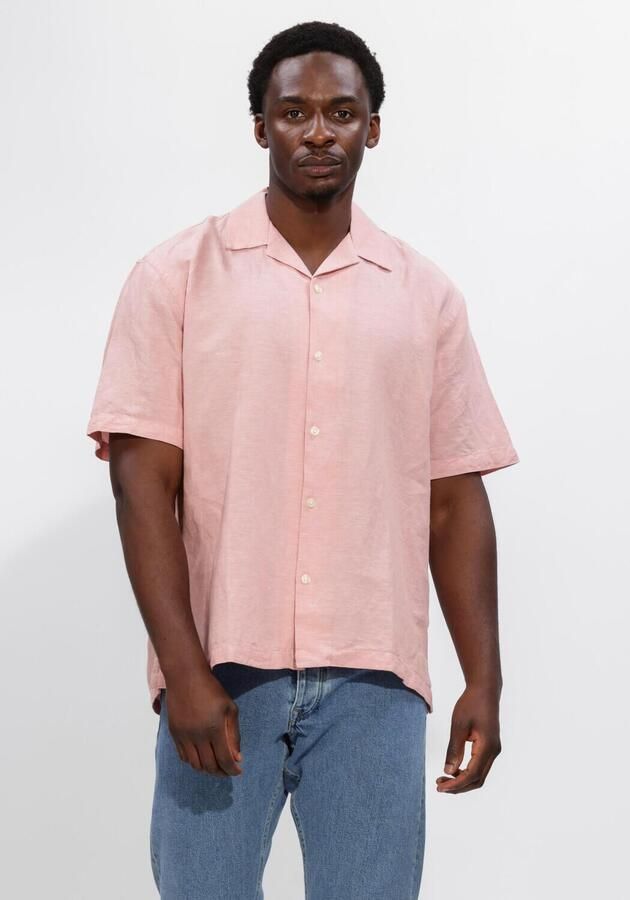 Selected Homme relaxed fit vrijetijdsoverhemd van mix van katoen en linnen model 'RLXCLAY'