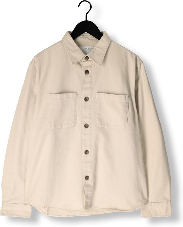 Selected Homme Regular fit overhemdjack van puur katoen model 'TRAVIS'