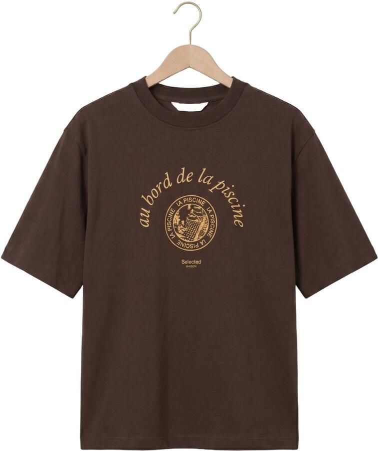 Selected Homme relaxed fit T-shirt van puur katoen model 'BOXYNORMAN GRAPHIC' - Foto 2