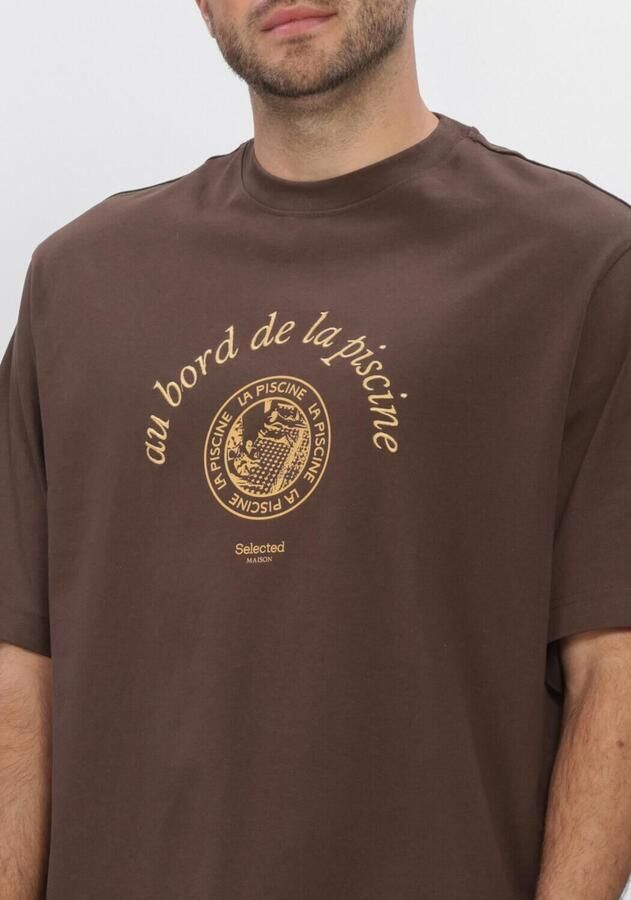 Selected Homme relaxed fit T-shirt van puur katoen model 'BOXYNORMAN GRAPHIC' - Foto 3