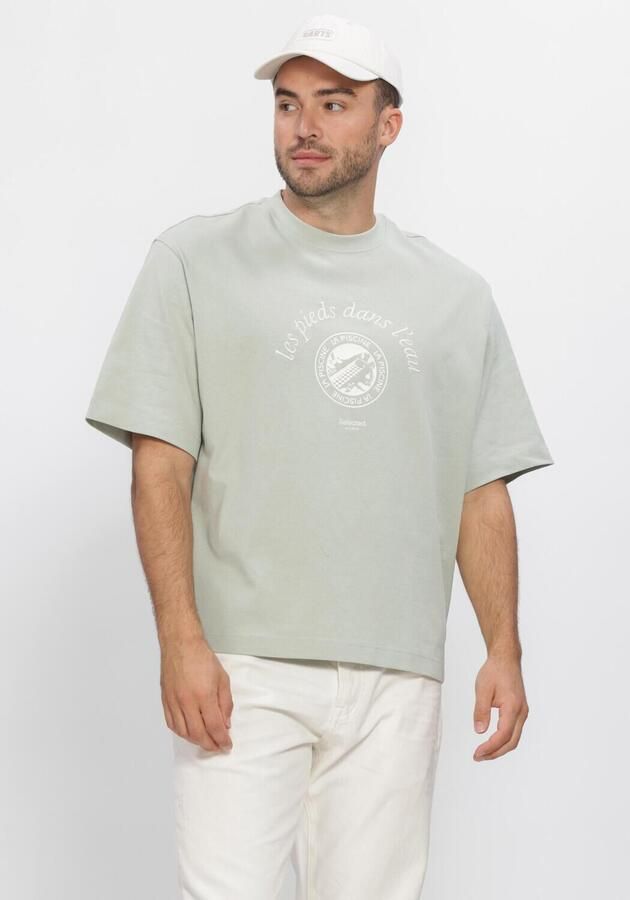 Selected Homme relaxed fit T-shirt van puur katoen model 'BOXYNORMAN GRAPHIC'