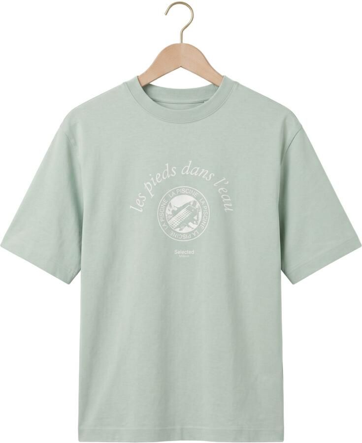 Selected Homme relaxed fit T-shirt van puur katoen model 'BOXYNORMAN GRAPHIC' - Foto 2