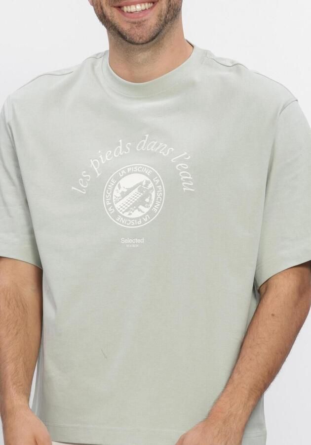 Selected Homme relaxed fit T-shirt van puur katoen model 'BOXYNORMAN GRAPHIC' - Foto 4