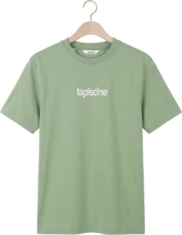 Selected Homme regular fit T-shirt van puur katoen model 'HASPEN' - Foto 2