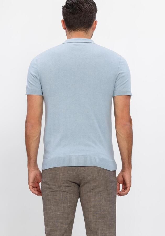 Selected Homme Regular fit Poloshirt van Mix van biologisch katoen Model 'BERG' - Foto 3