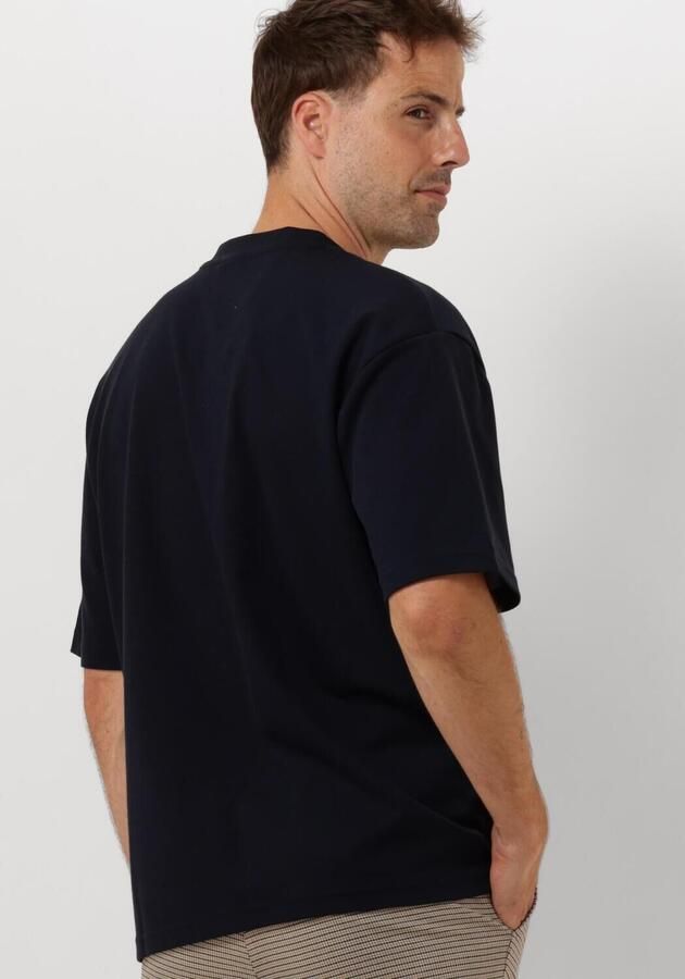 SELECTED MEN Heren Polo's & T-shirts Slhlooseoscar Ss O-neck Tee Noos Donkerblauw - Foto 3