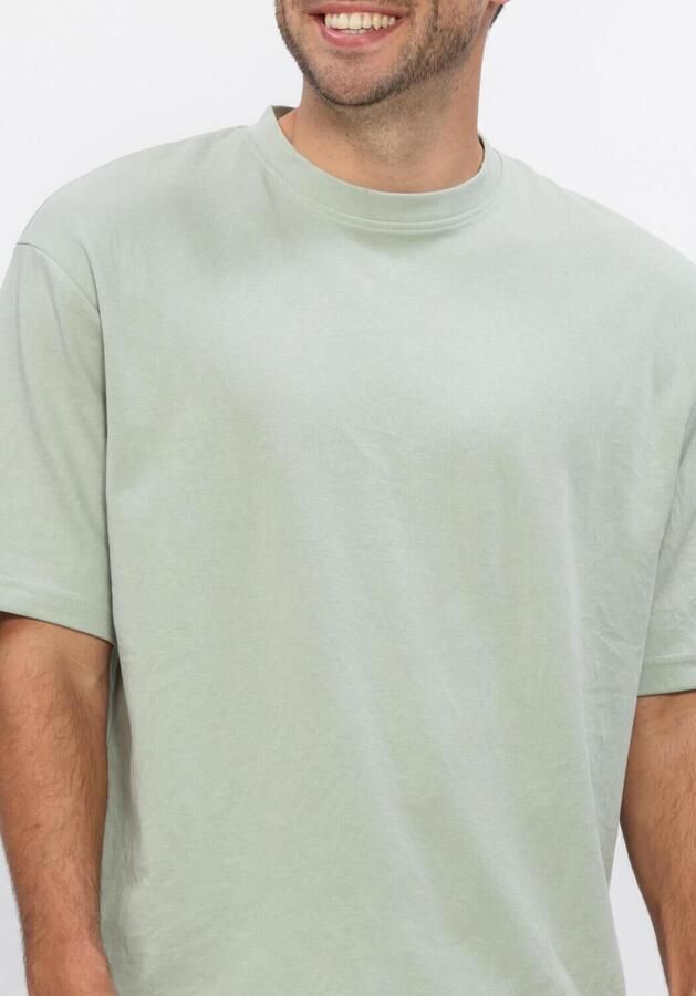 SELECTED MEN Heren Polo's & T-shirts Slhlooseoscar Ss O-neck Tee Noos Mint - Foto 4