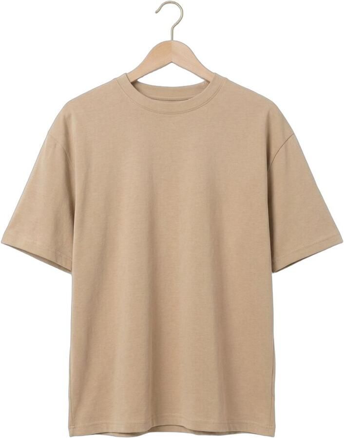 SELECTED MEN Heren Polo's & T-shirts Slhlooseoscar Ss O-neck Tee Noos Zand - Foto 2