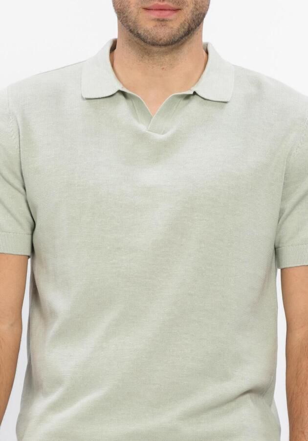 Selected Homme regular fit poloshirt van mix van katoen en linnen model 'MATTIS' - Foto 3