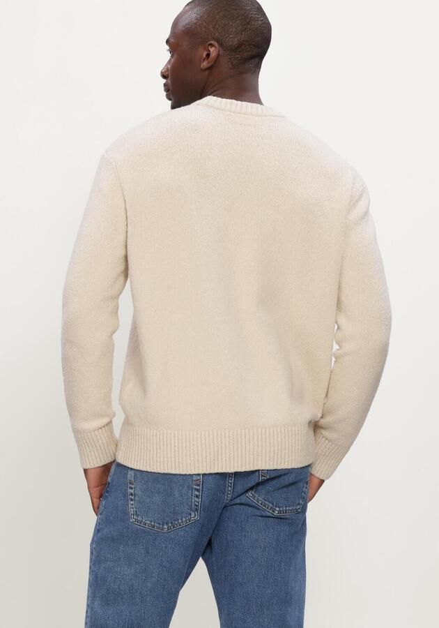 SELECTED MEN Heren Truien & Vesten Slhalex Ls Knit Crew Neck Noos Ecru - Foto 2