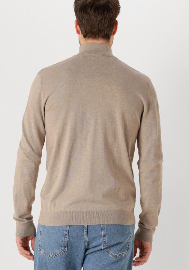 SELECTED MEN Heren Truien & Vesten Slhberg Half Zip Cardigan Noos Beige - Foto 2