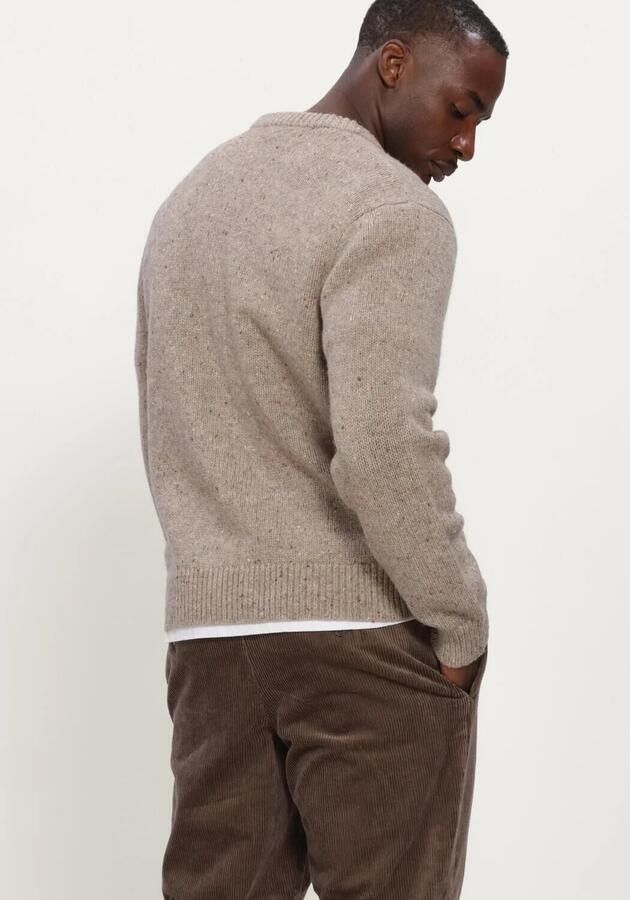 SELECTED MEN Heren Truien & Vesten Slhcody Ls Knit Crew Neck Beige - Foto 3