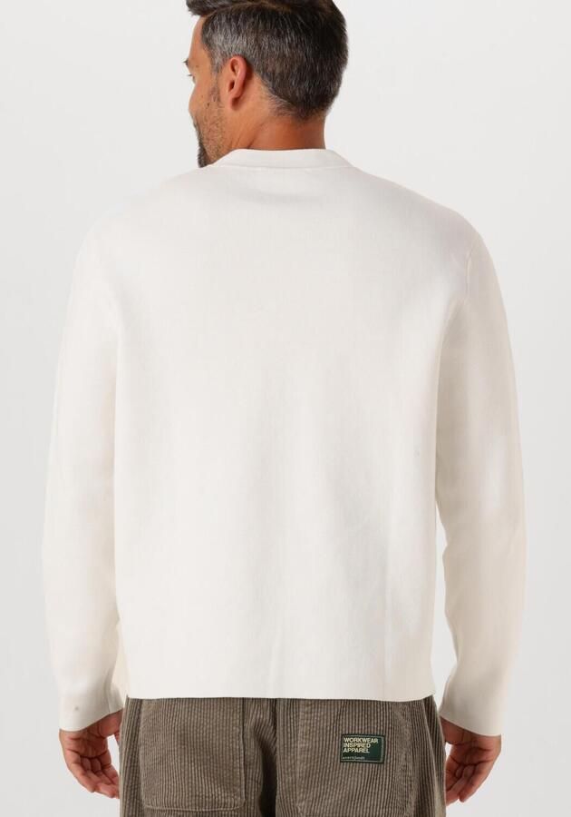 SELECTED MEN Heren Truien & Vesten Slhmike Light Ls Knit Relaxed Mock Neck Ecru - Foto 3