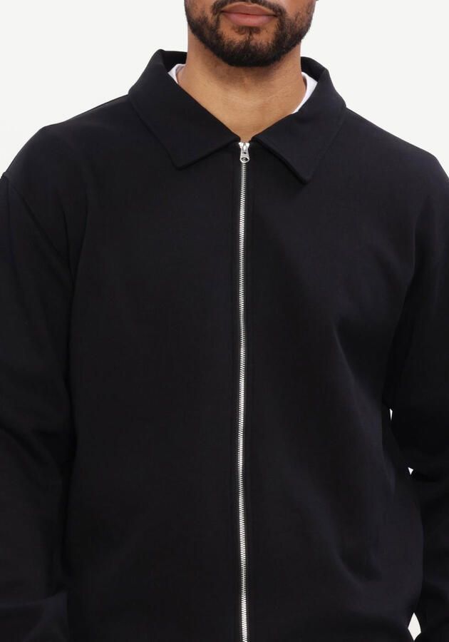 SELECTED MEN Heren Truien & Vesten Slhtom Soft Full Zip Sweat Noos Zwart - Foto 4