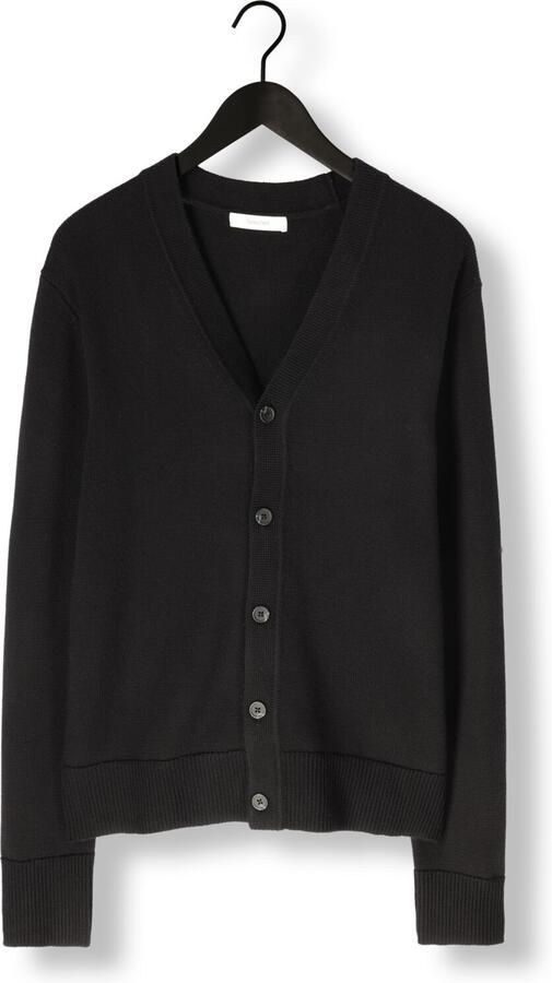 SELECTED MEN Heren Truien & Vesten Slhtray Ls Merino Chunky V-neck Cardigan Zwart - Foto 3
