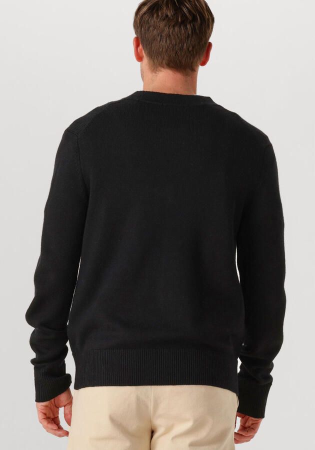 SELECTED MEN Heren Truien & Vesten Slhtray Ls Merino Chunky V-neck Cardigan Zwart